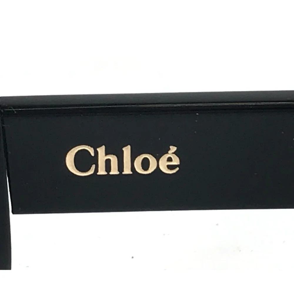 Chloe Sunglasses CH0196S 001 Shiny Black Oversized Purple Photochromic 53-16-140